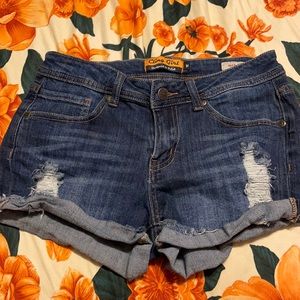 Worn once jean shorts. Size medium. Mid rise.